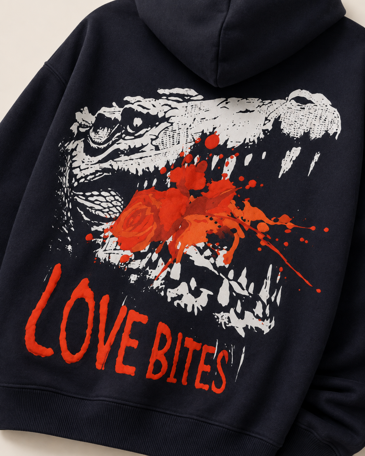 Love Bites Hoodie - Navy Blue
