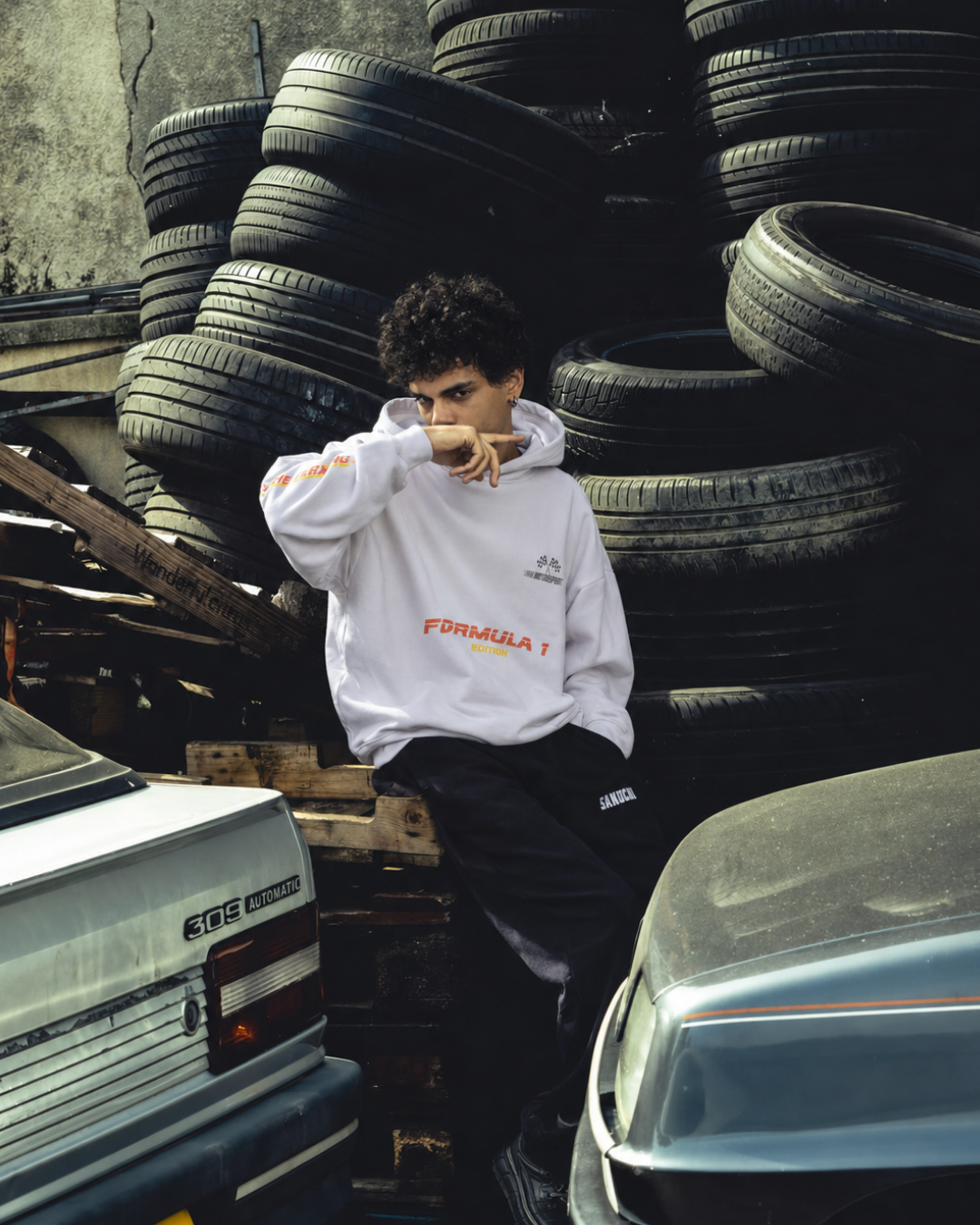 Burn/Revive Hoodie - White