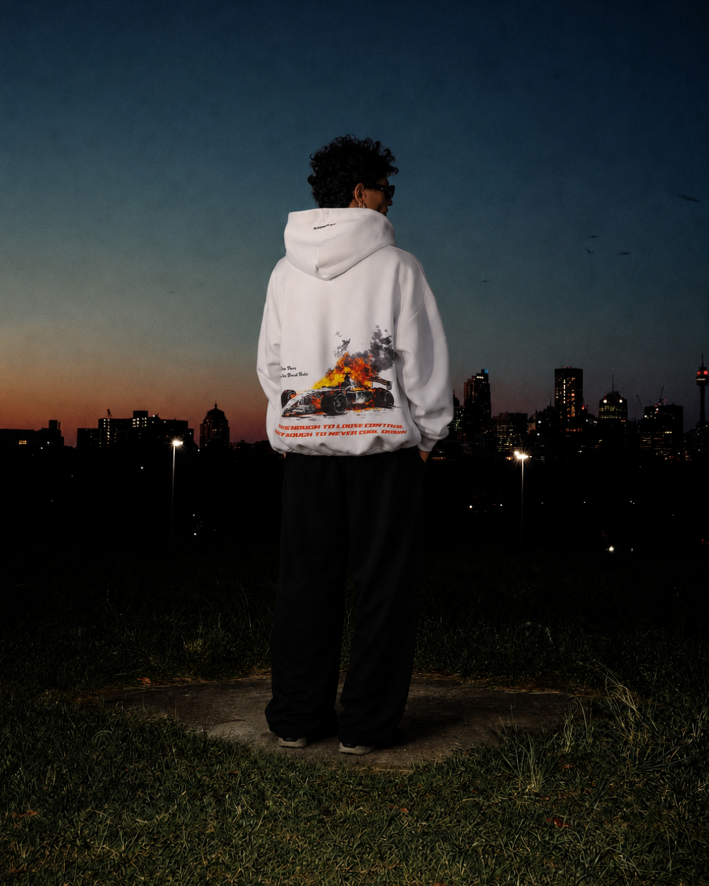 Burn/Revive Hoodie - White