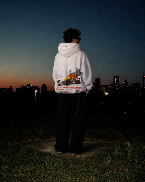 Burn/Revive Hoodie - White