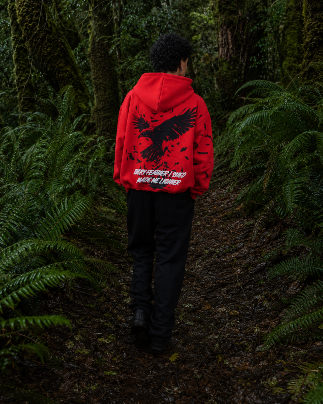 Featherweight Hoodie - Red