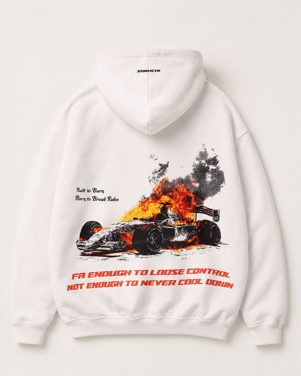 Burn/Revive Hoodie - White