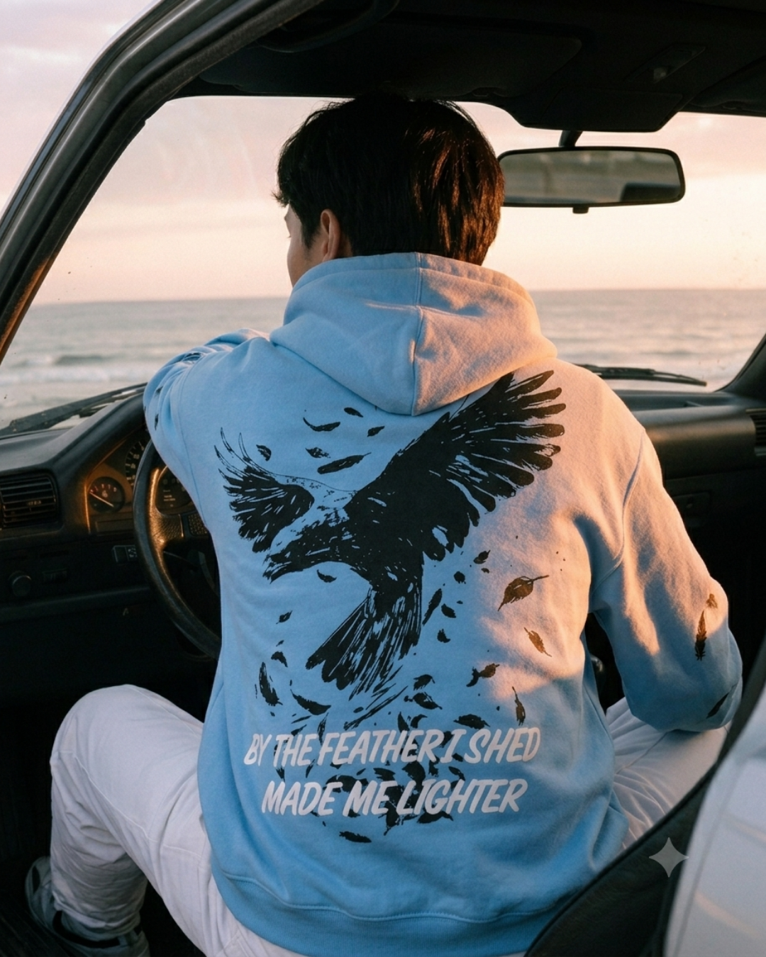 Featherweight Hoodie - Sky Blue