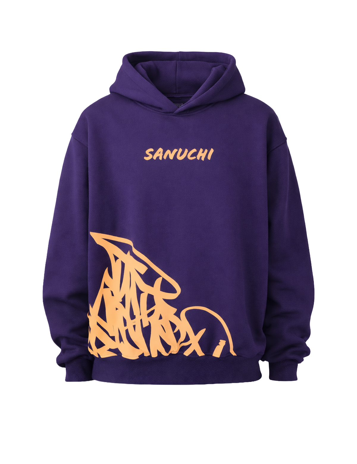 Golden Script Hoodie - Purple