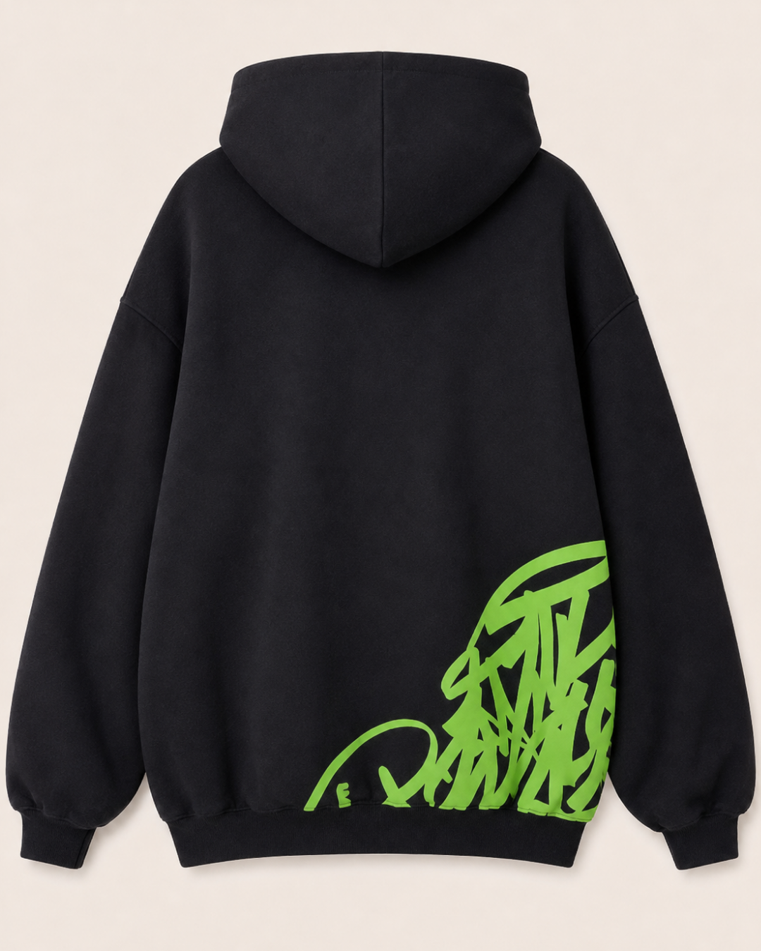 Golden Script Hoodie - Black