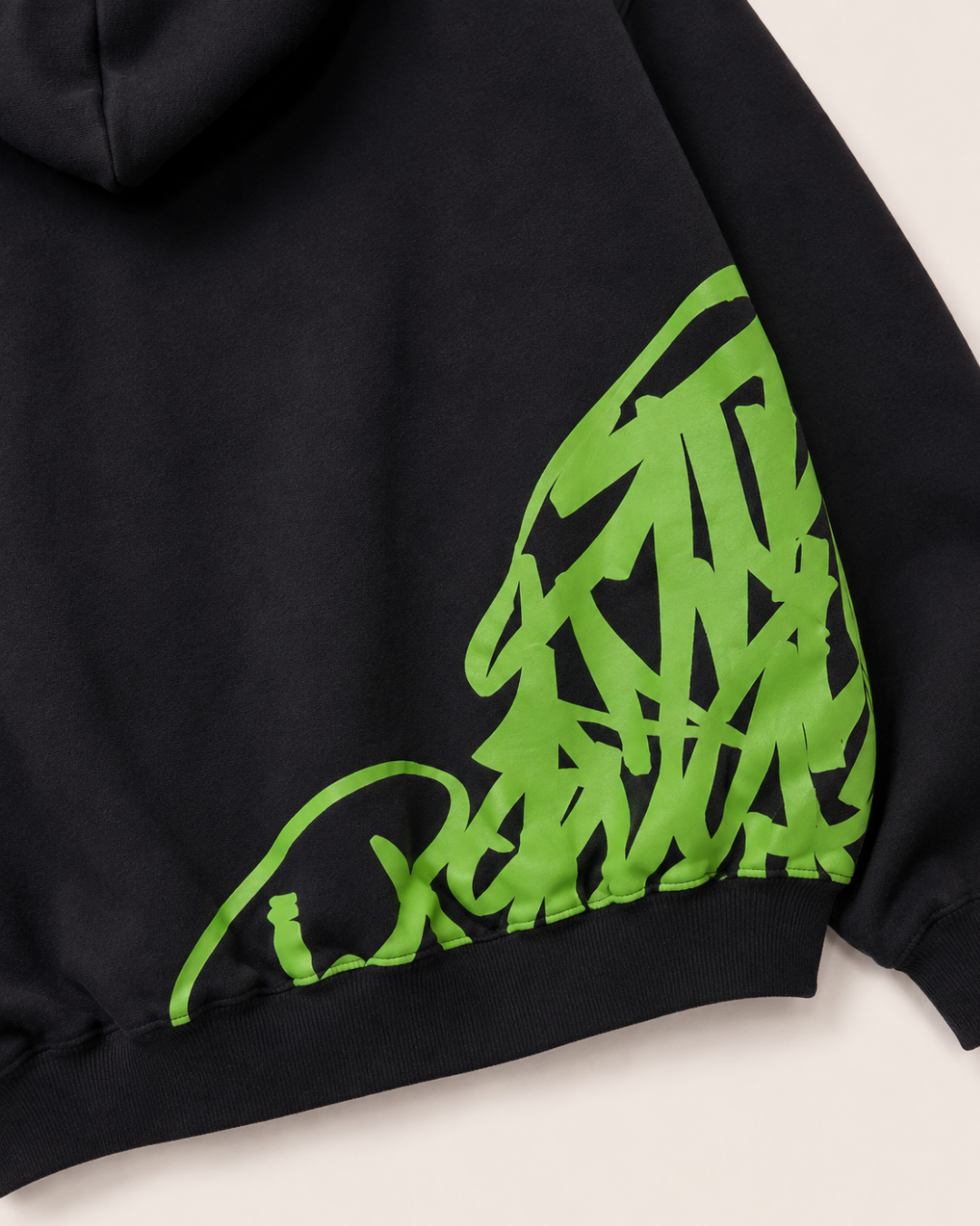 Golden Script Hoodie - Black