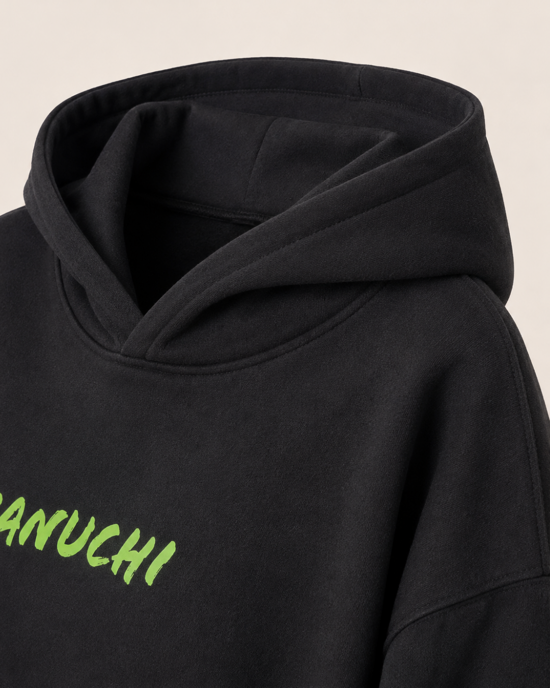 Golden Script Hoodie - Black