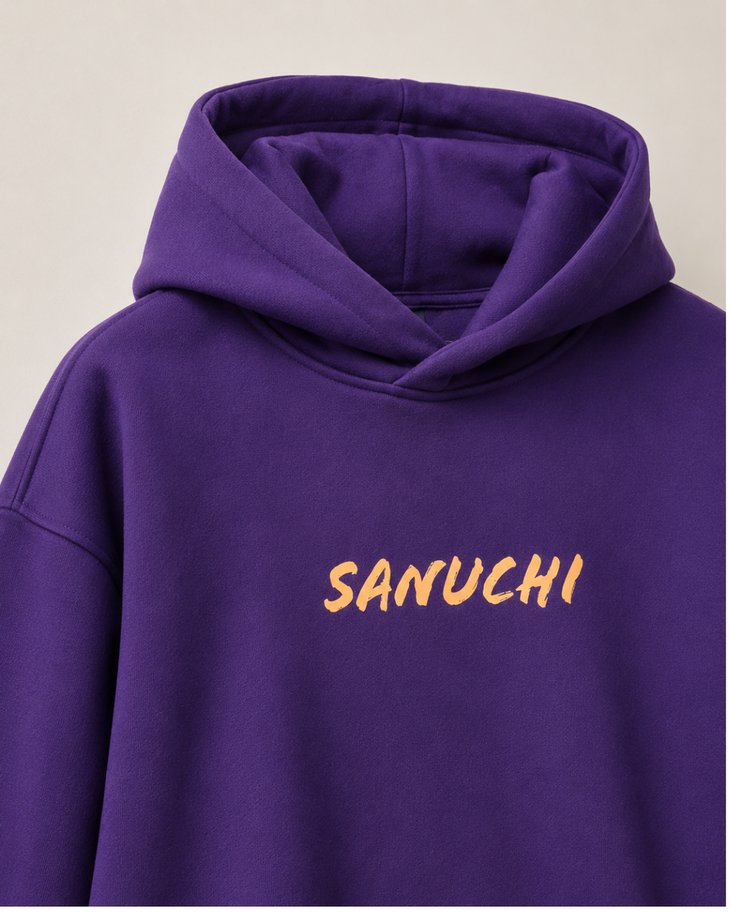 Golden Script Hoodie - Purple