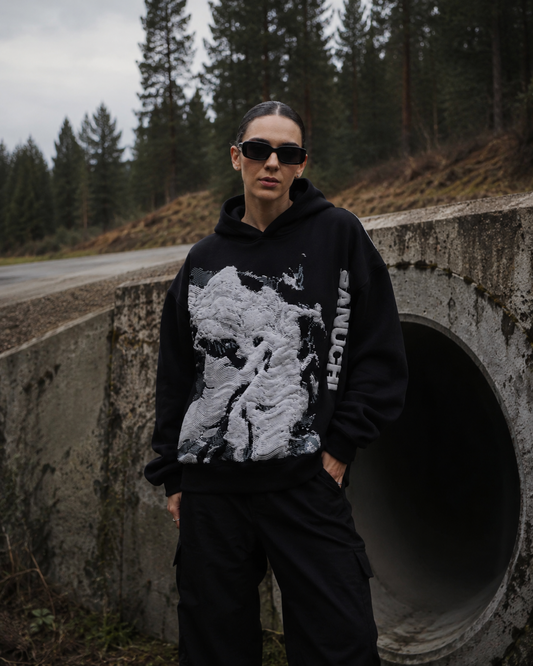 Waves Hoodie - Black