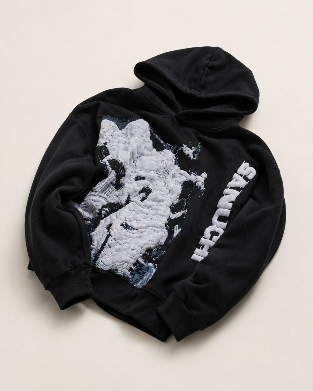 Waves Hoodie - Black