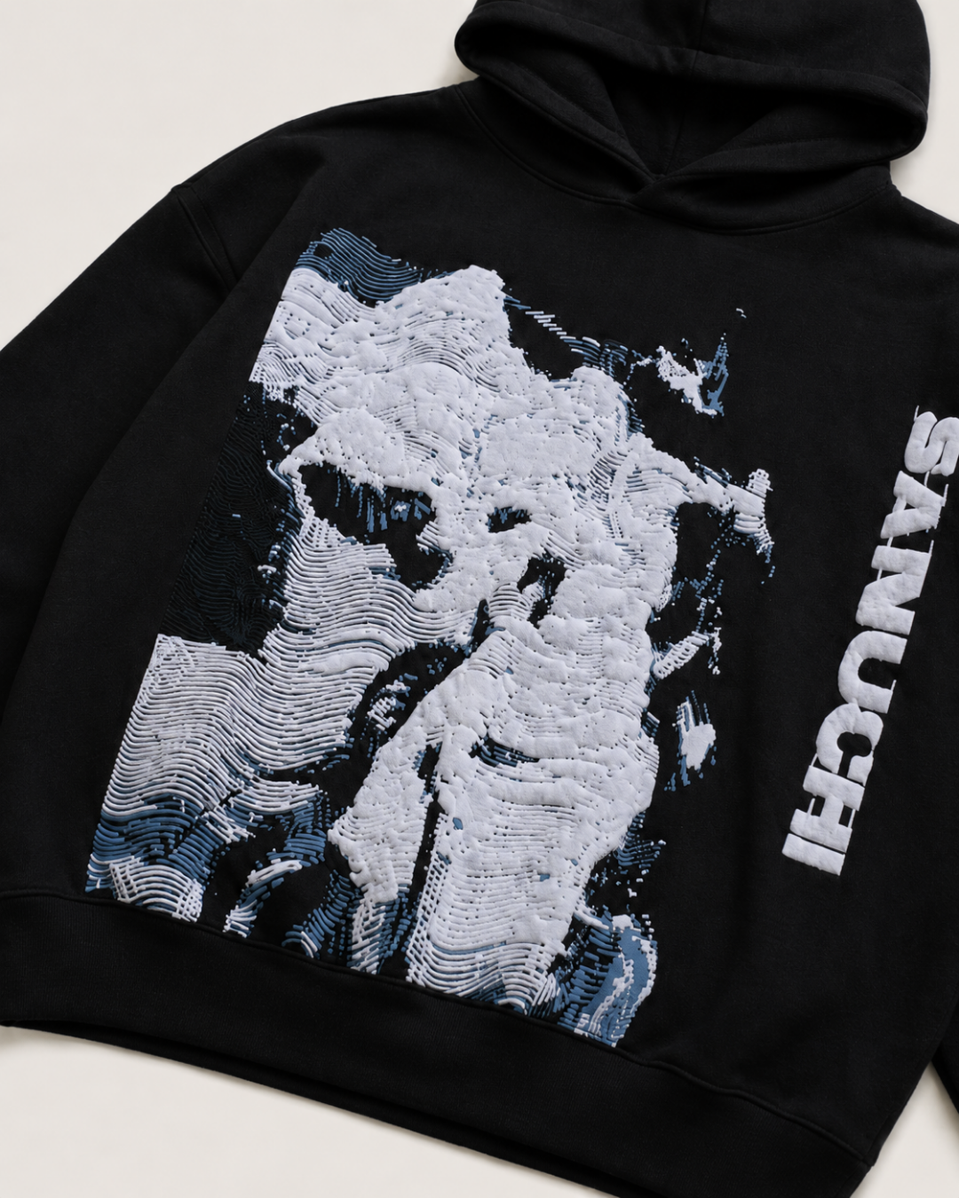 Waves Hoodie - Black