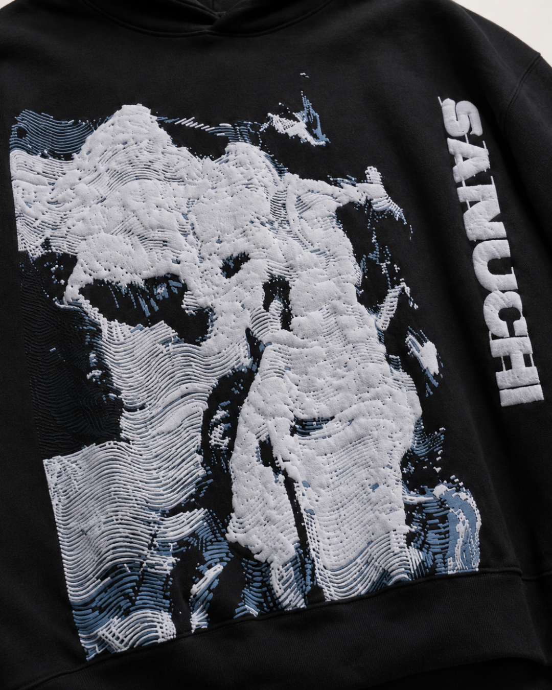 Waves Hoodie - Black