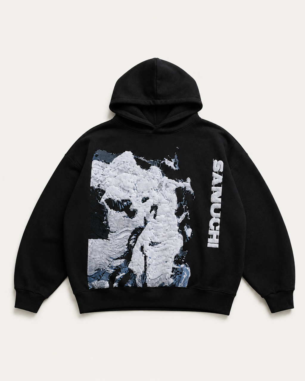 Waves Hoodie - Black