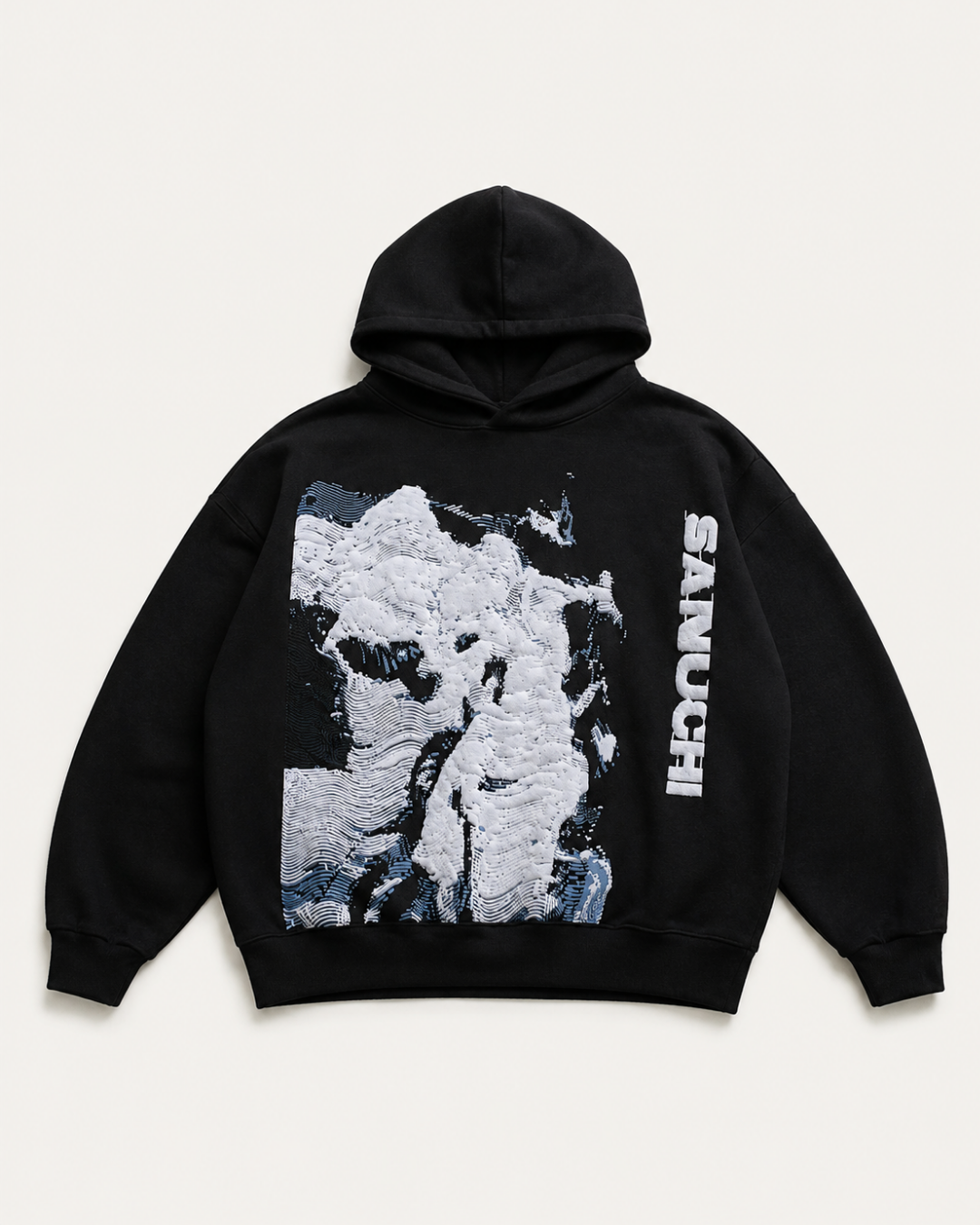Waves Hoodie - Black