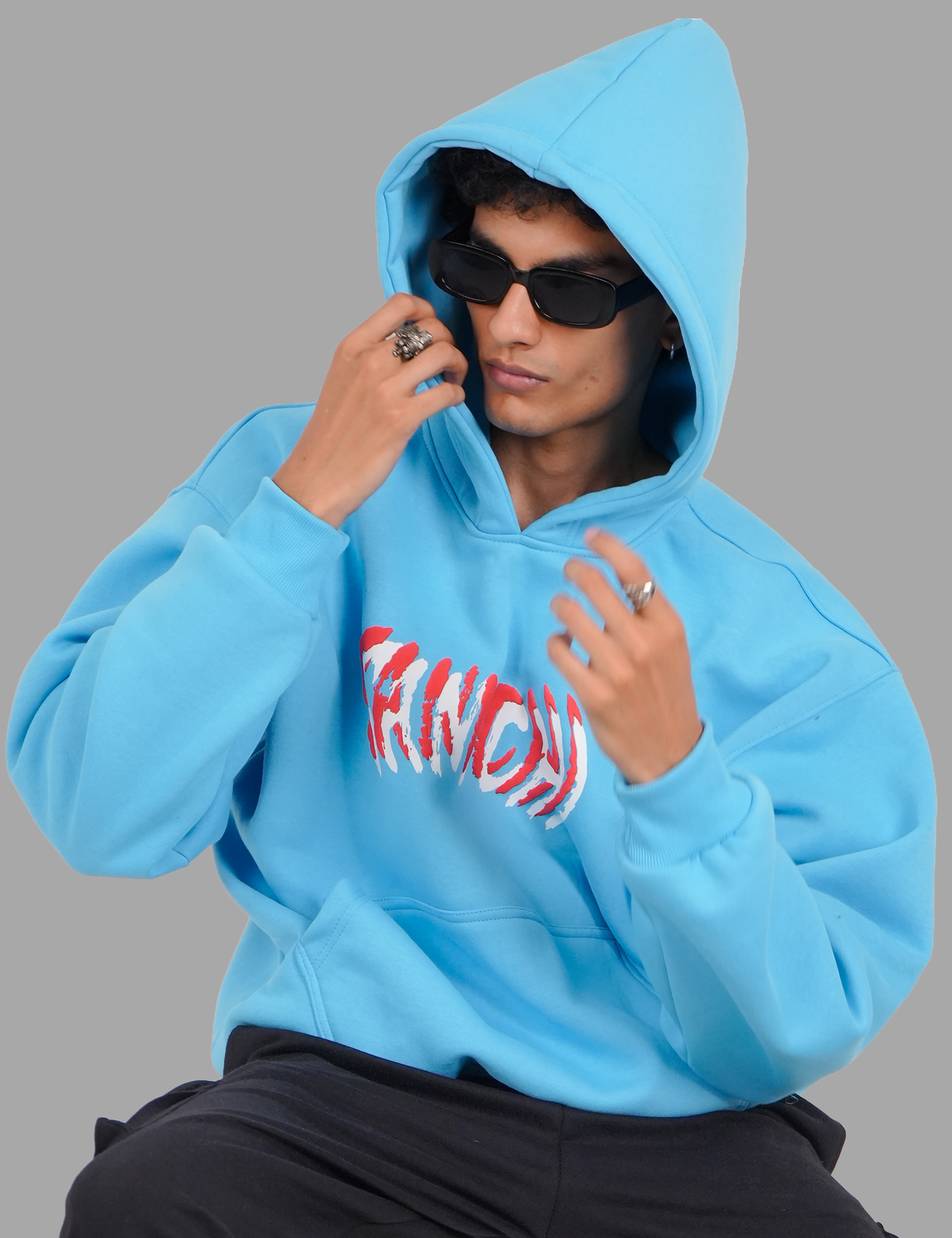 Love Bites Hoodie - Sky Blue