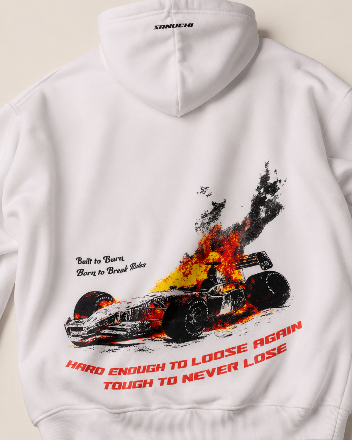 Burn/Revive Hoodie - White