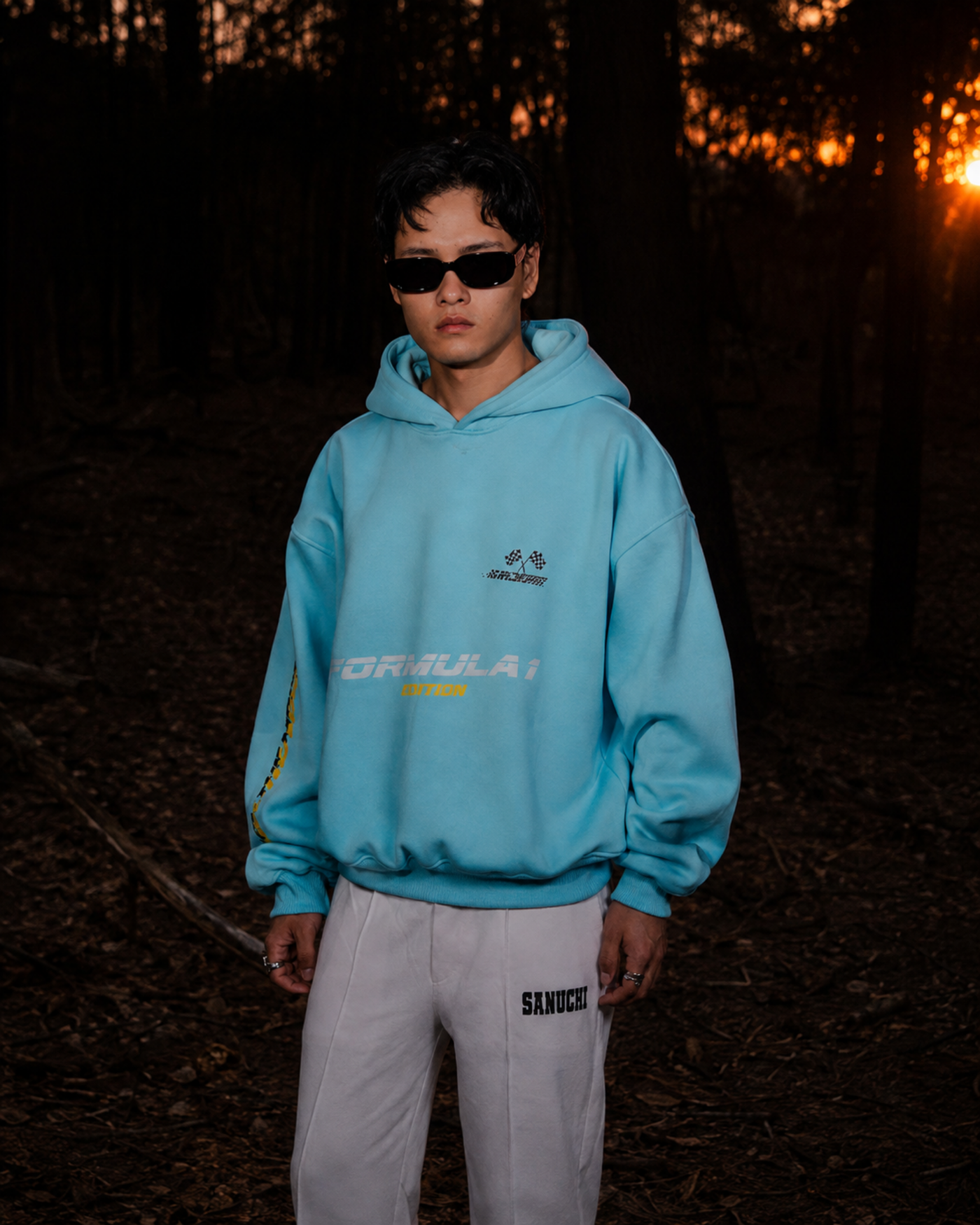 Burn/Revive Hoodie - Sky Blue