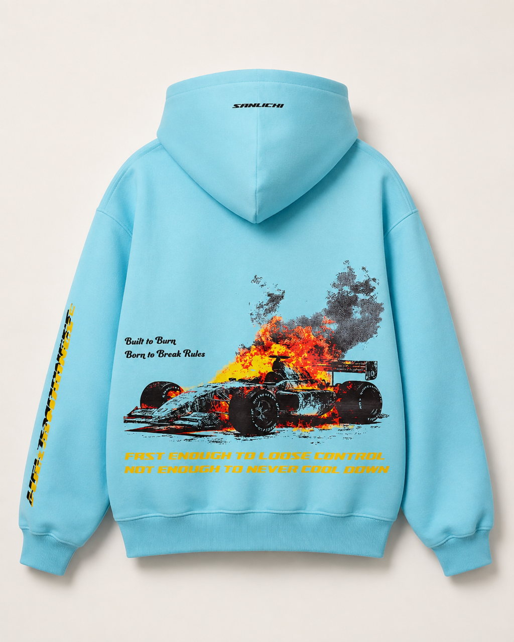 Burn/Revive Hoodie - Sky Blue