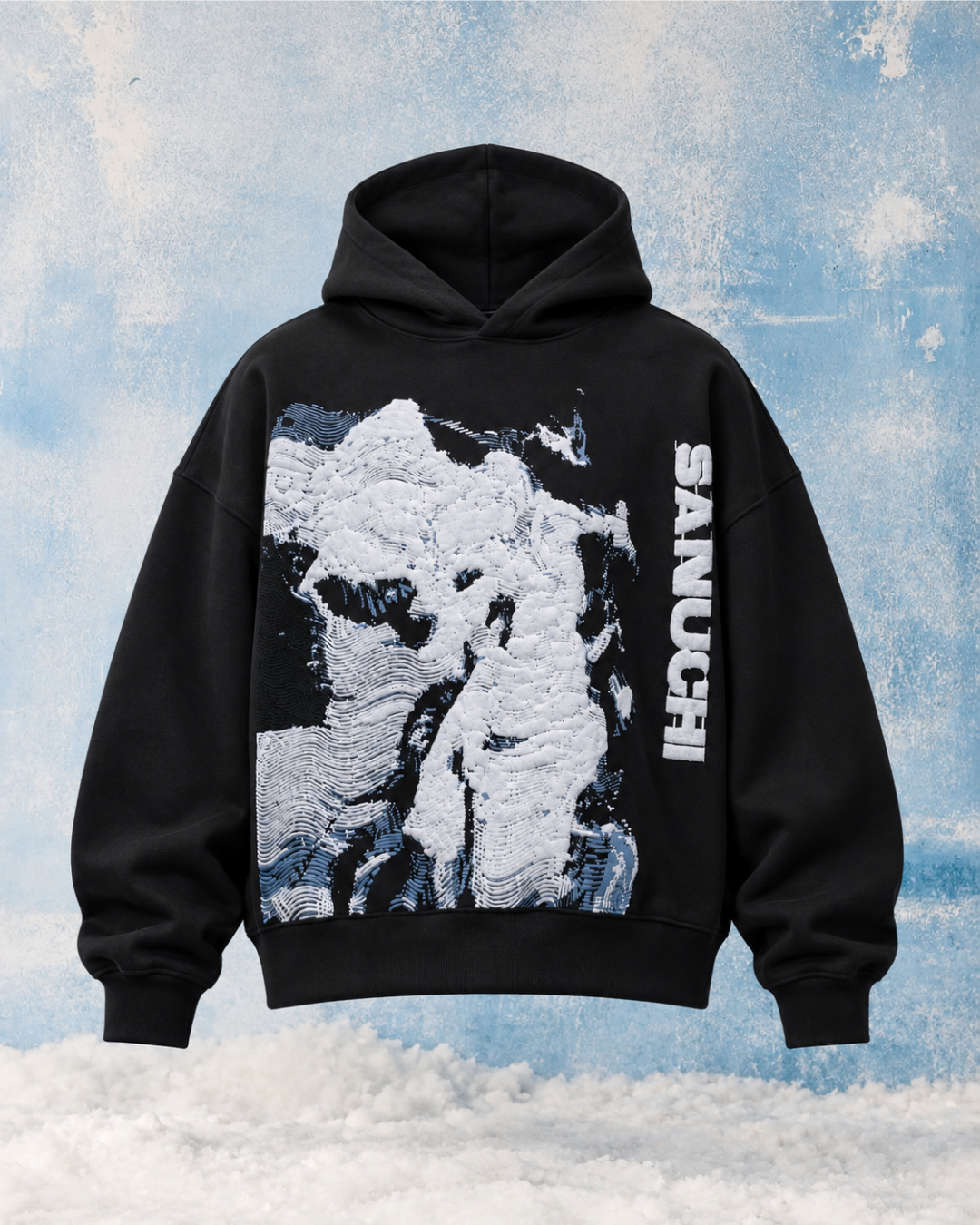 Waves Hoodie - Black