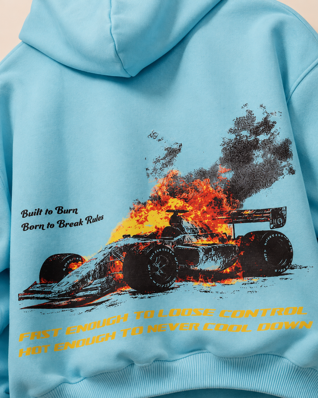 Burn/Revive Hoodie - Sky Blue