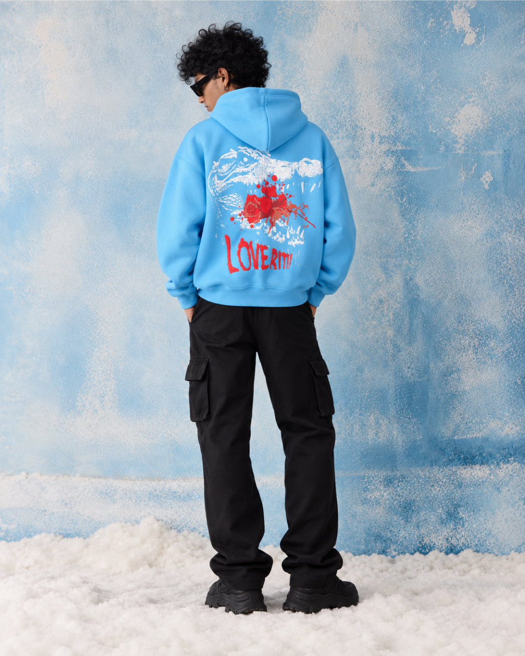 Love Bites Hoodie - Sky Blue
