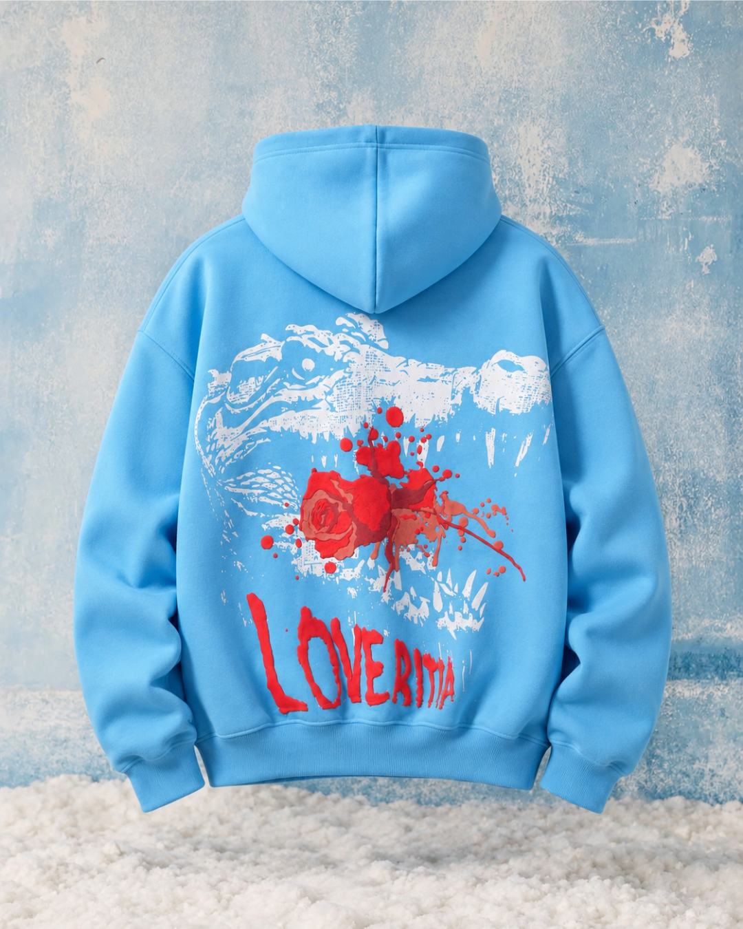 Love Bites Hoodie - Sky Blue