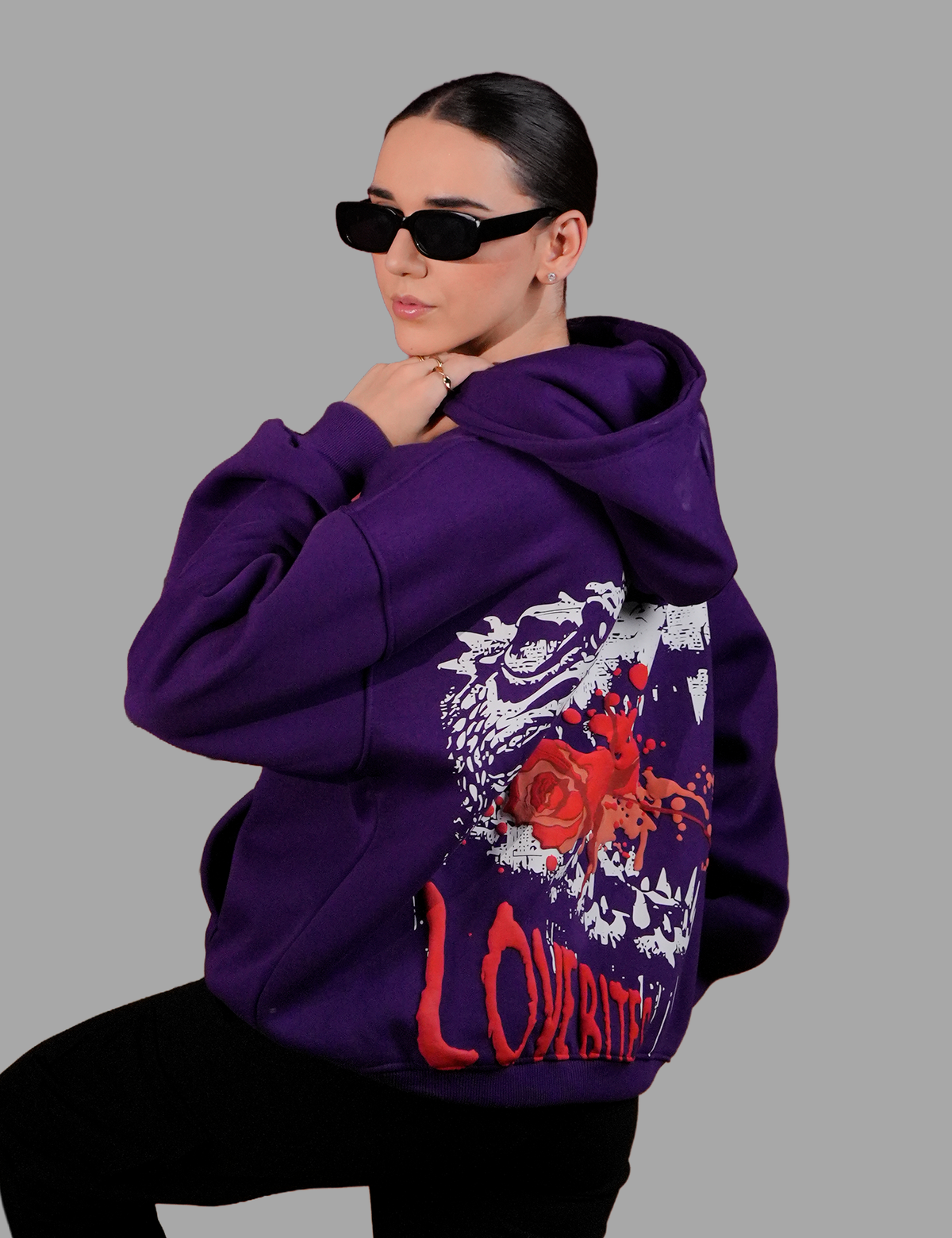 Love Bites Hoodie - Purple