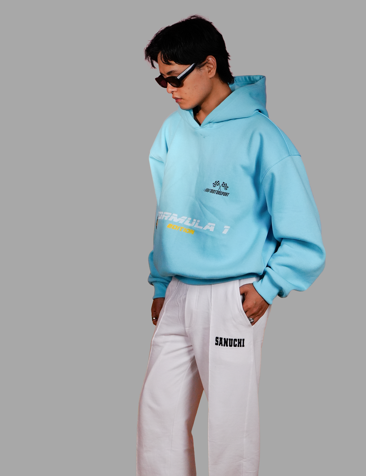 Burn/Revive Hoodie - Sky Blue