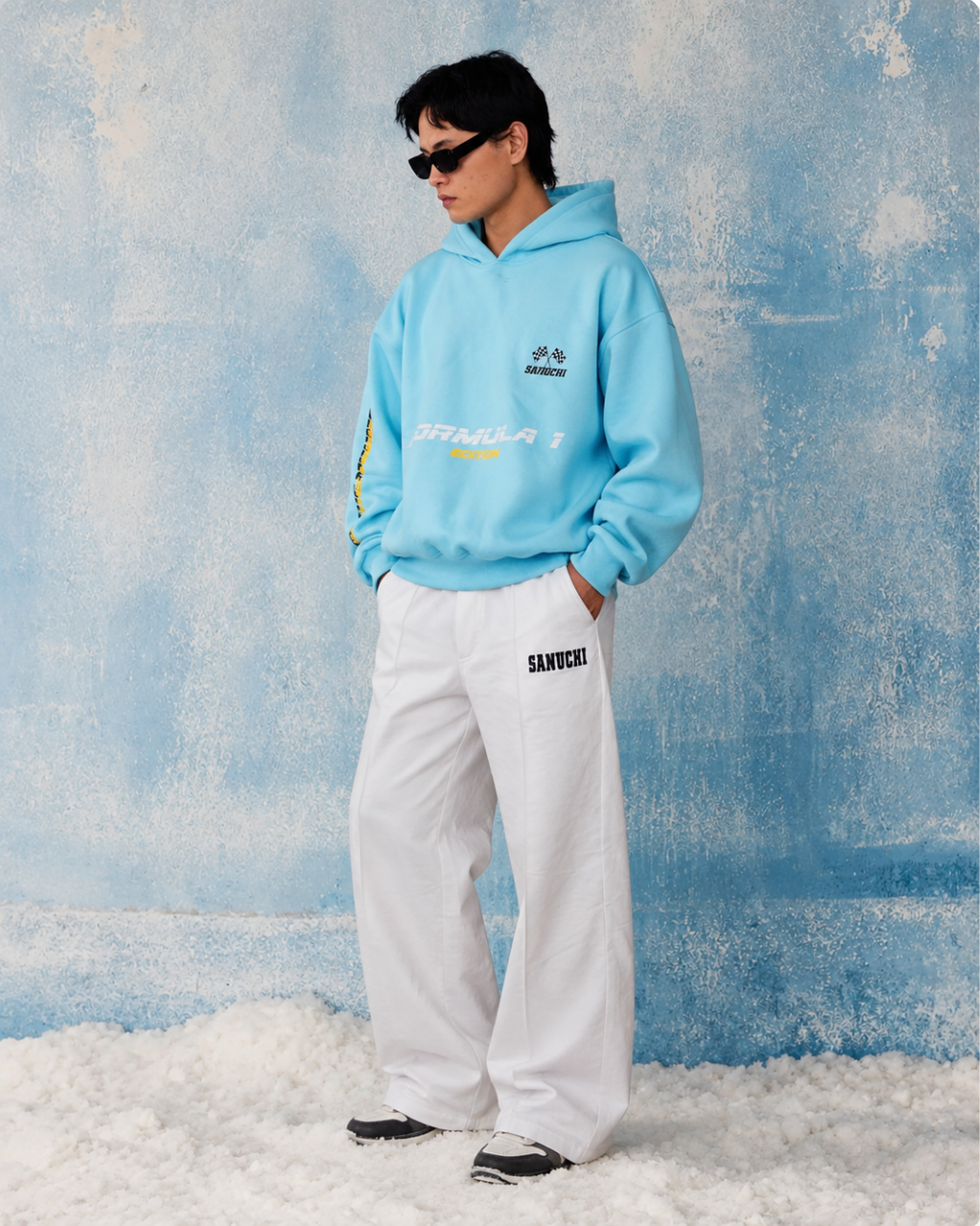 Burn/Revive Hoodie - Sky Blue