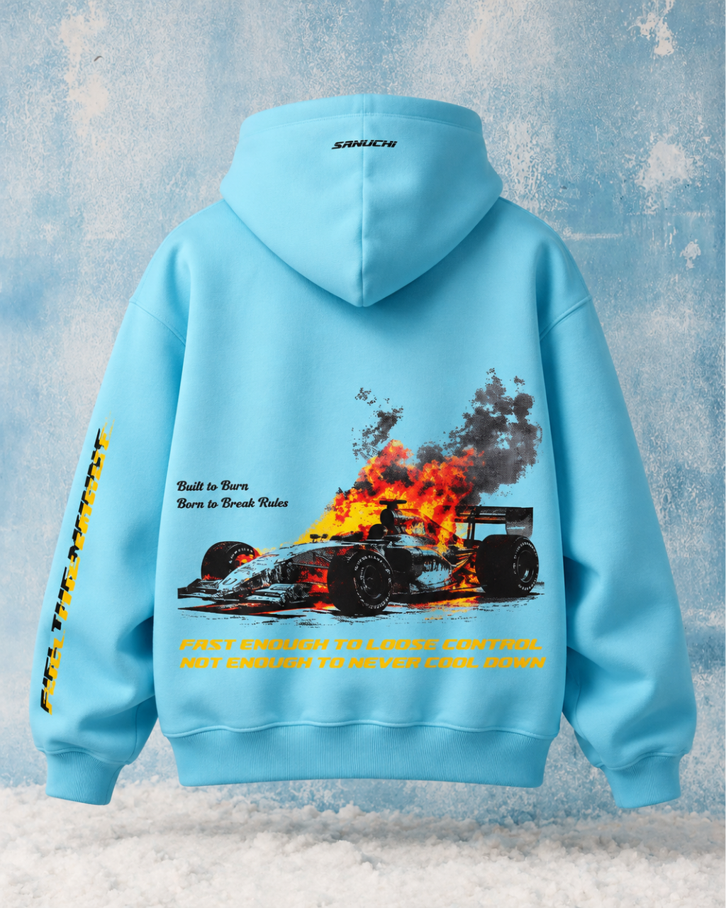 Burn/Revive Hoodie - Sky Blue