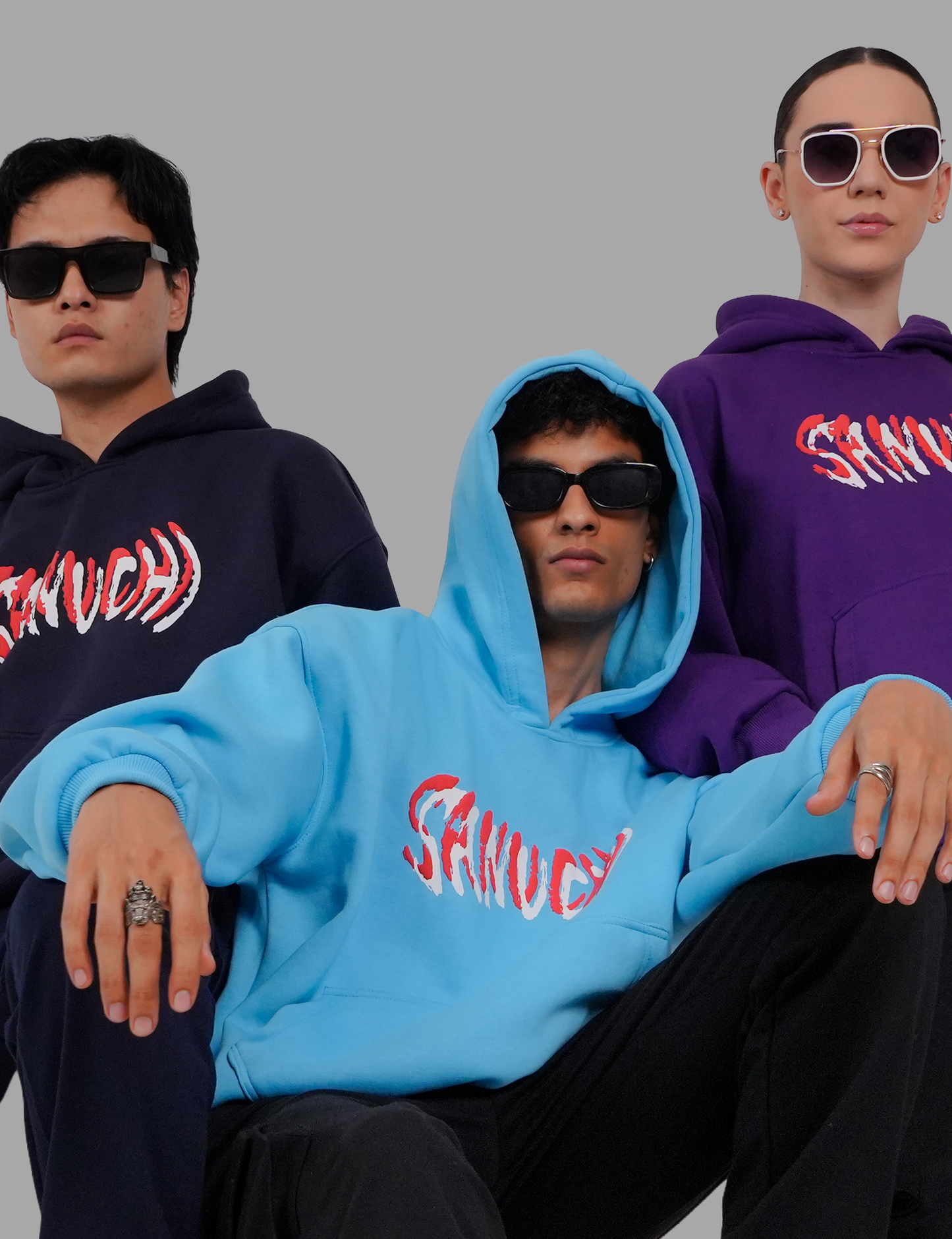 Love Bites Hoodie - Navy Blue