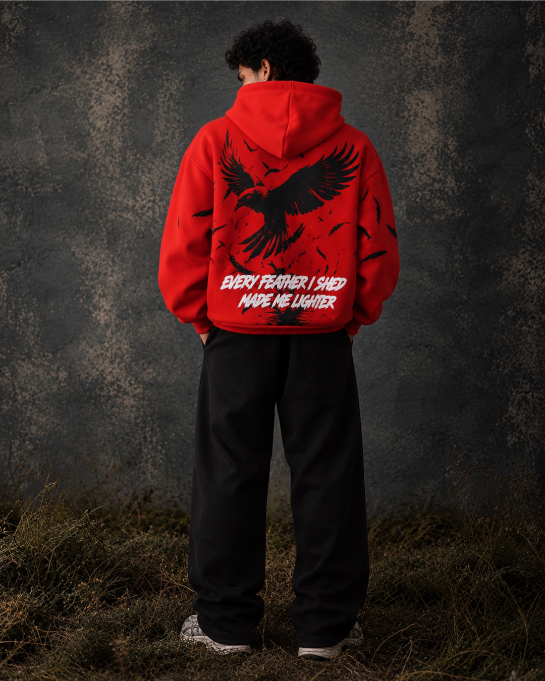 Featherweight Hoodie - Red