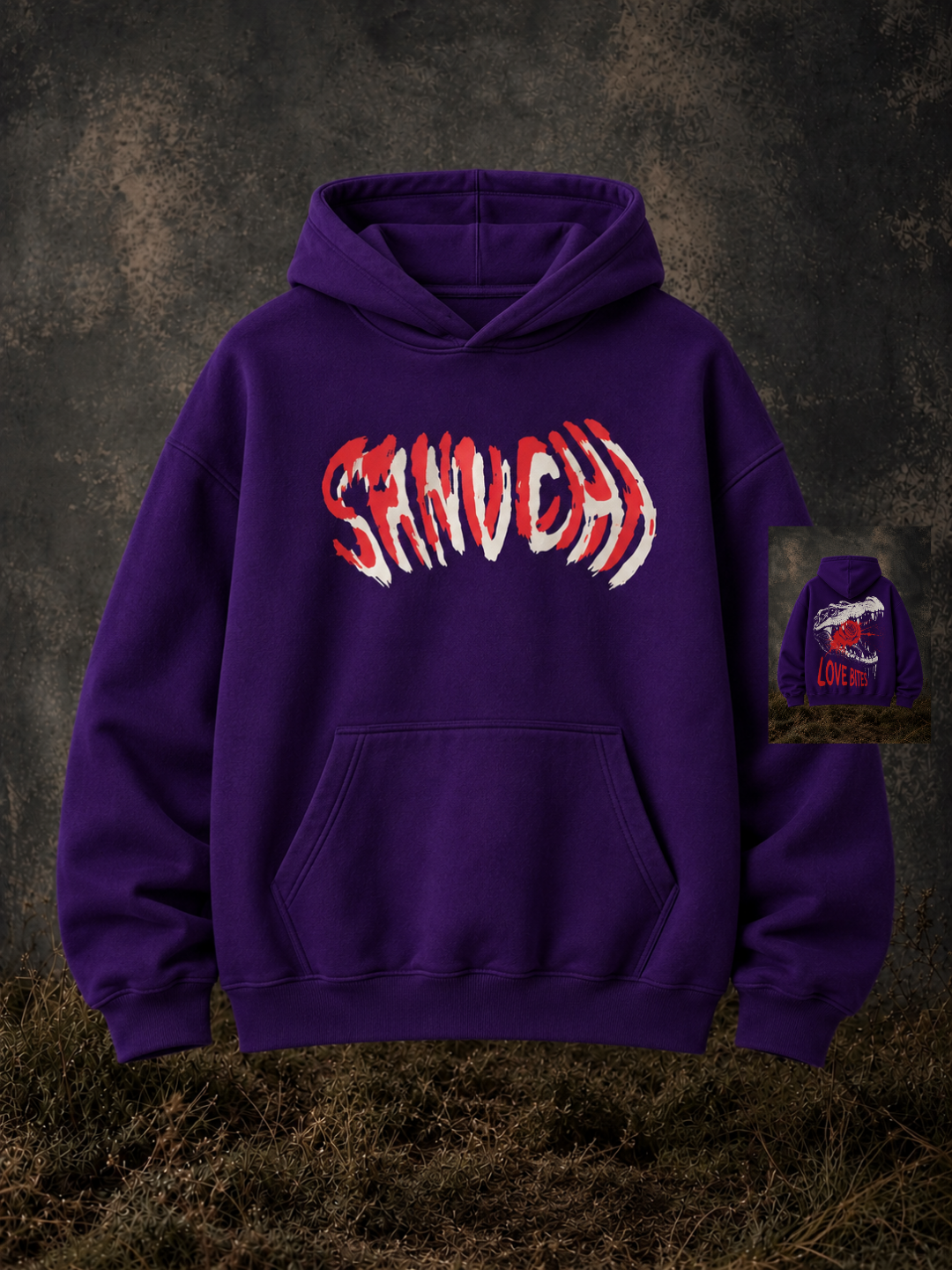 Love Bites Hoodie - Purple