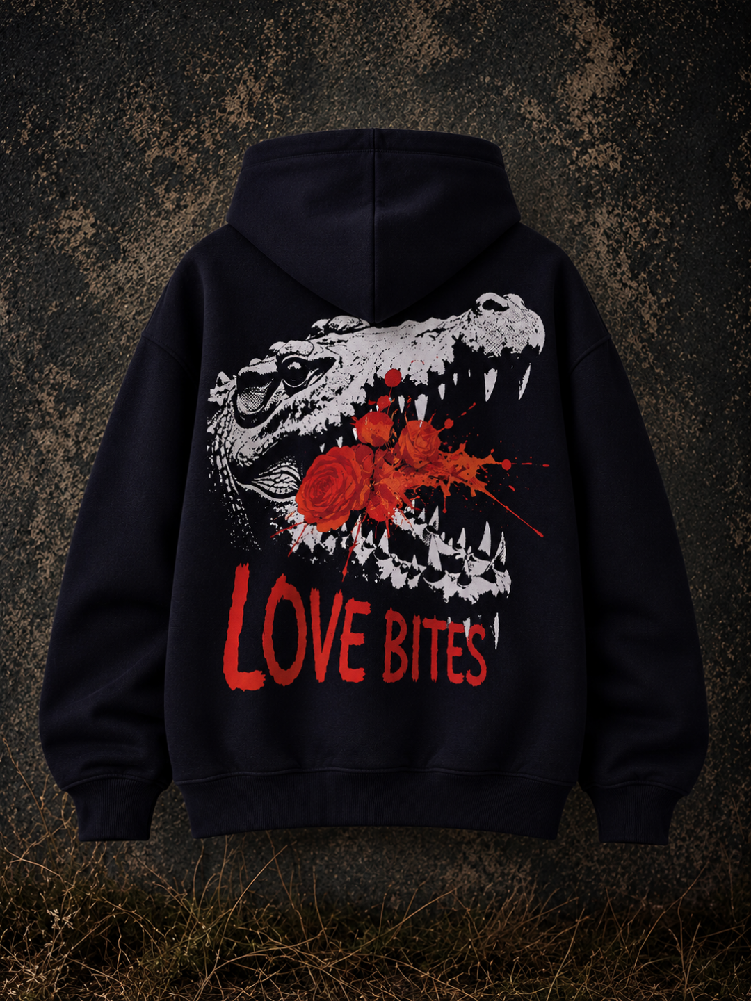 Love Bites Hoodie - Navy Blue