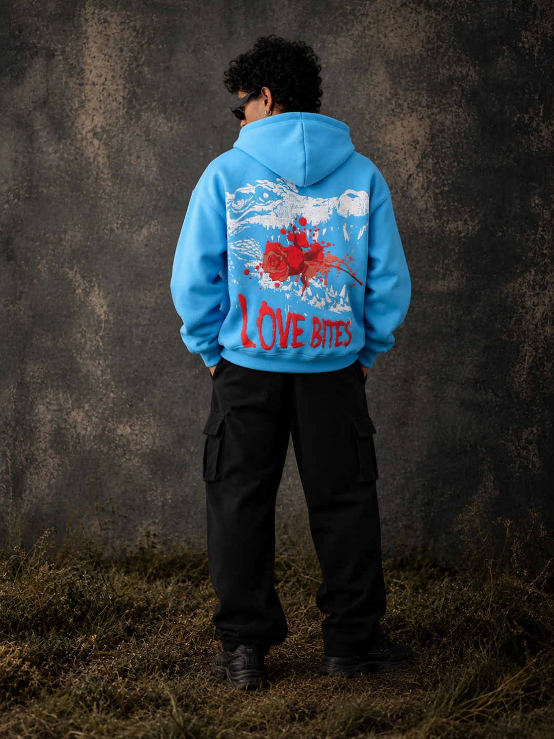 Love Bites Hoodie - Sky Blue