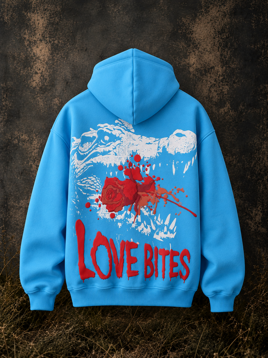 Love Bites Hoodie - Sky Blue