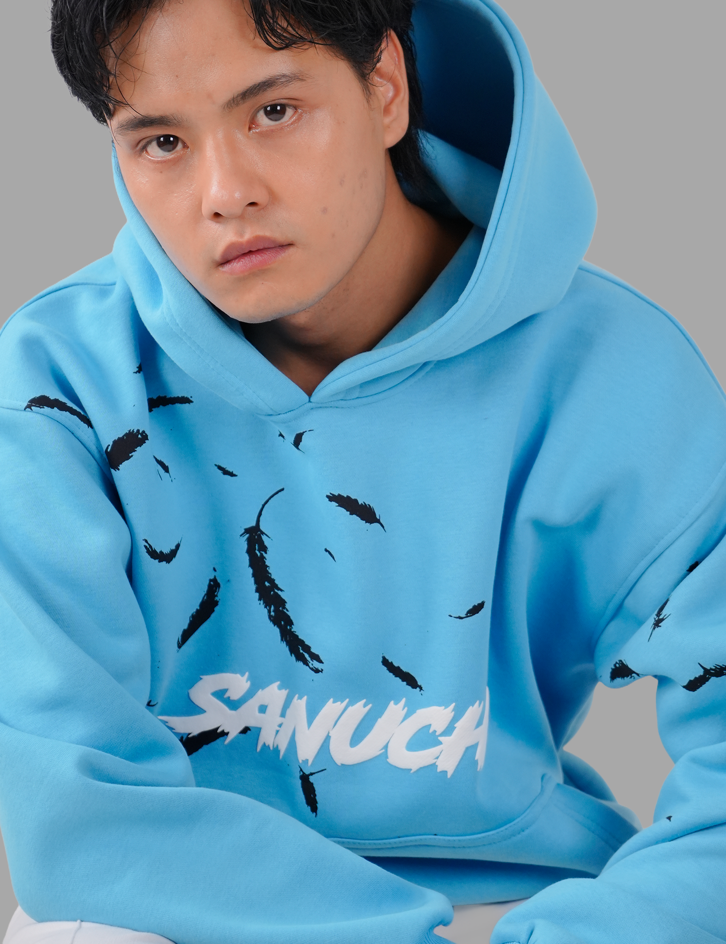 Featherweight Hoodie - Sky Blue