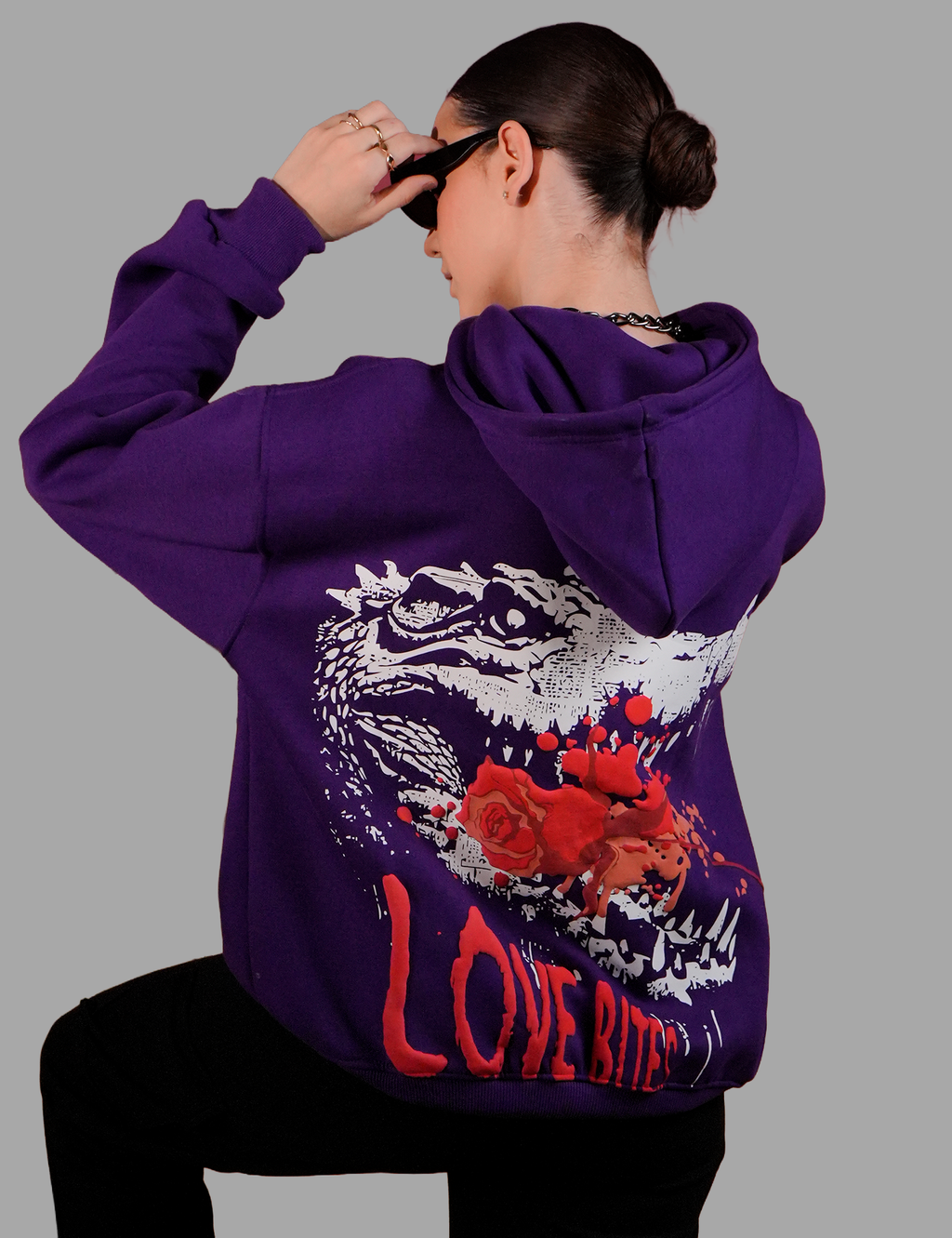Love Bites Hoodie - Purple