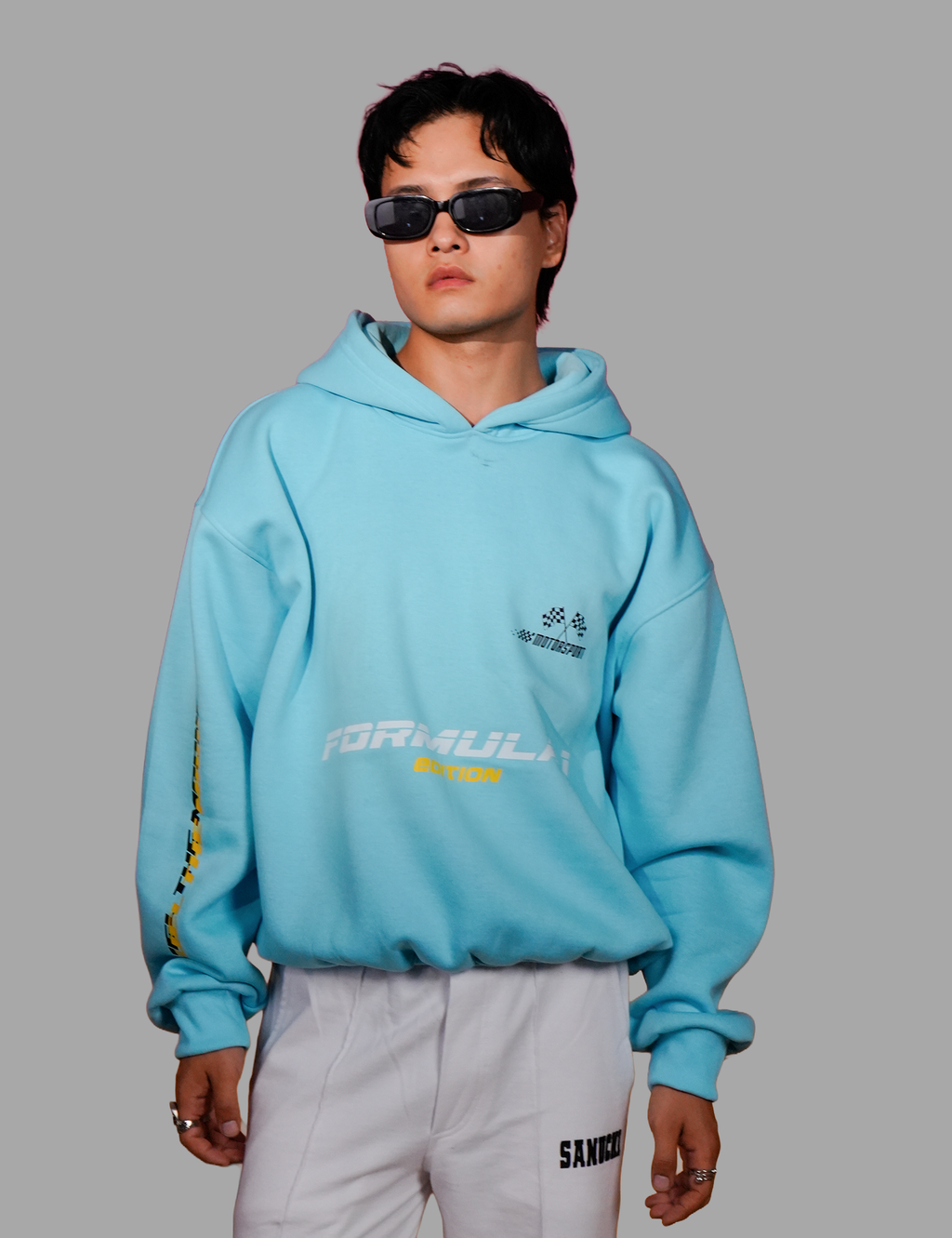 Burn/Revive Hoodie - Sky Blue