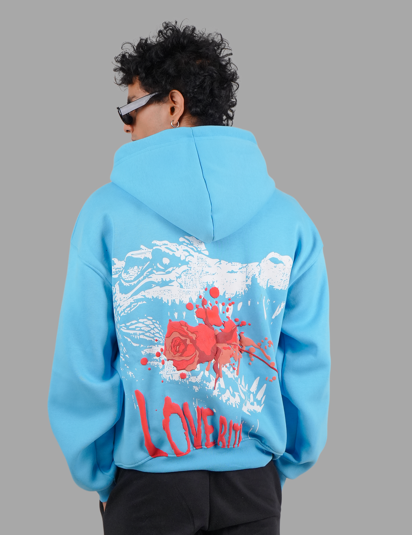 Love Bites Hoodie - Sky Blue