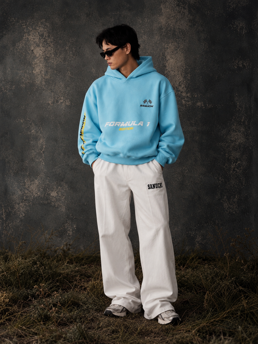Burn/Revive Hoodie - Sky Blue