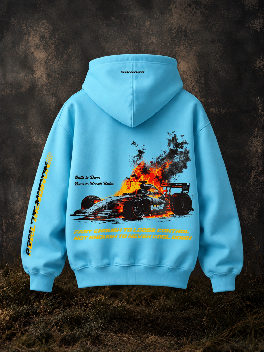 Burn/Revive Hoodie - Sky Blue