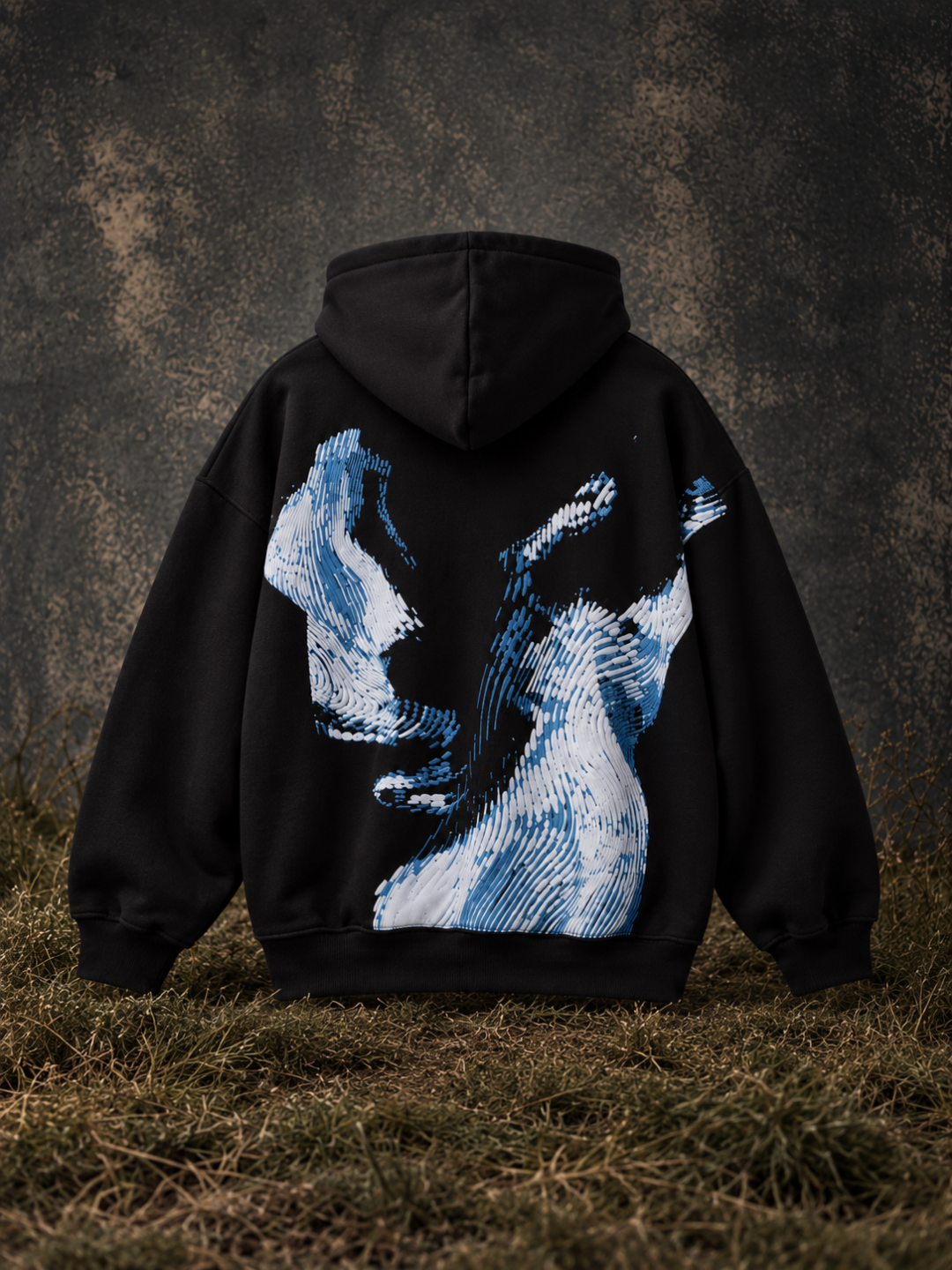 Waves Hoodie - Black