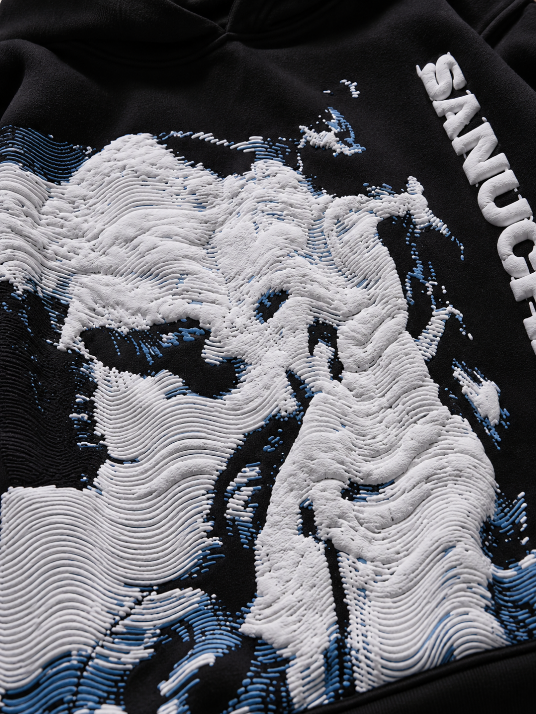 Waves Hoodie - Black