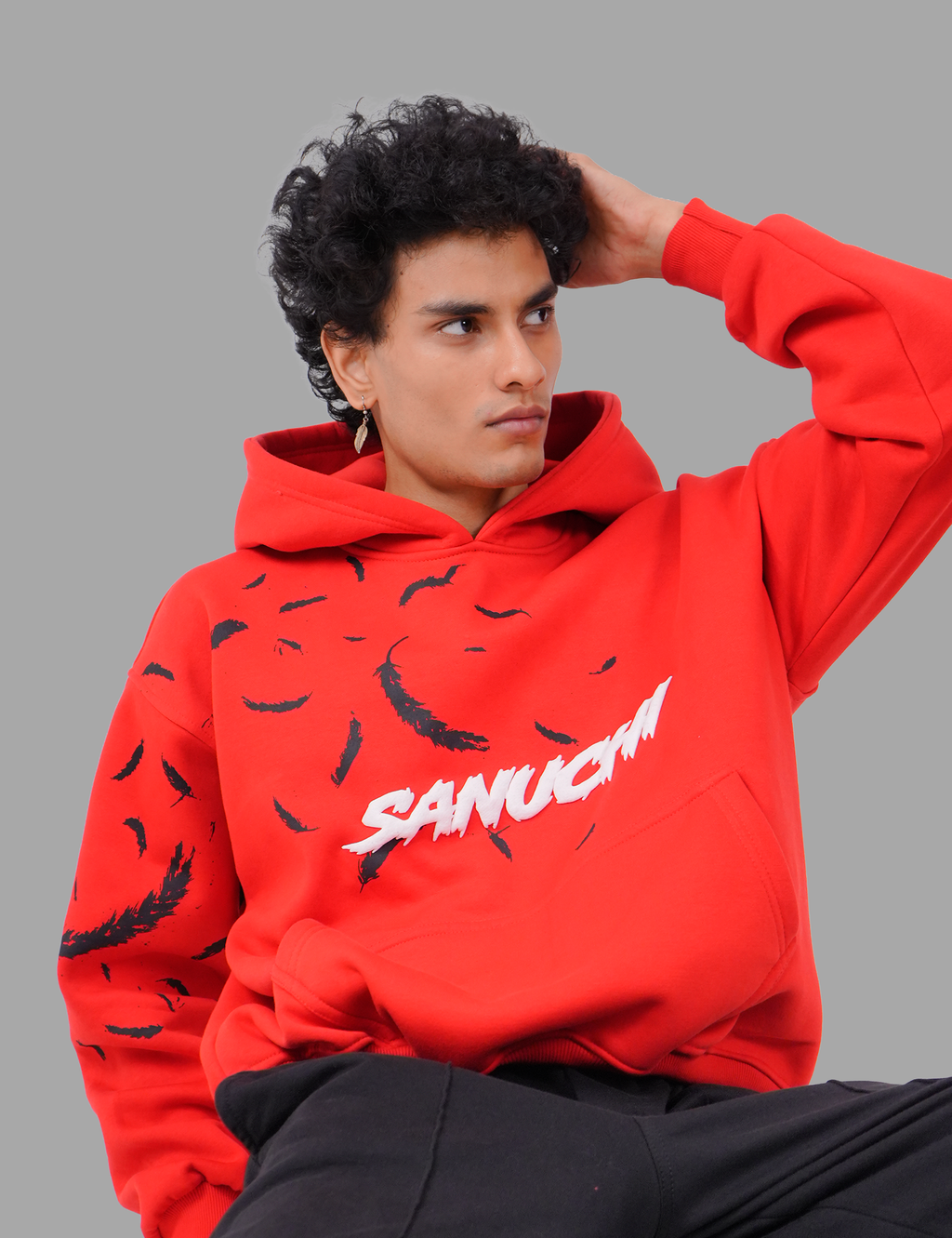 Featherweight Hoodie - Red