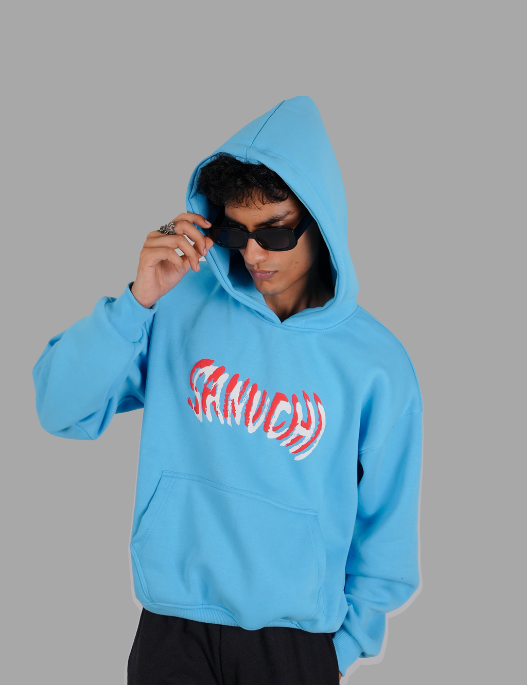 Love Bites Hoodie - Sky Blue
