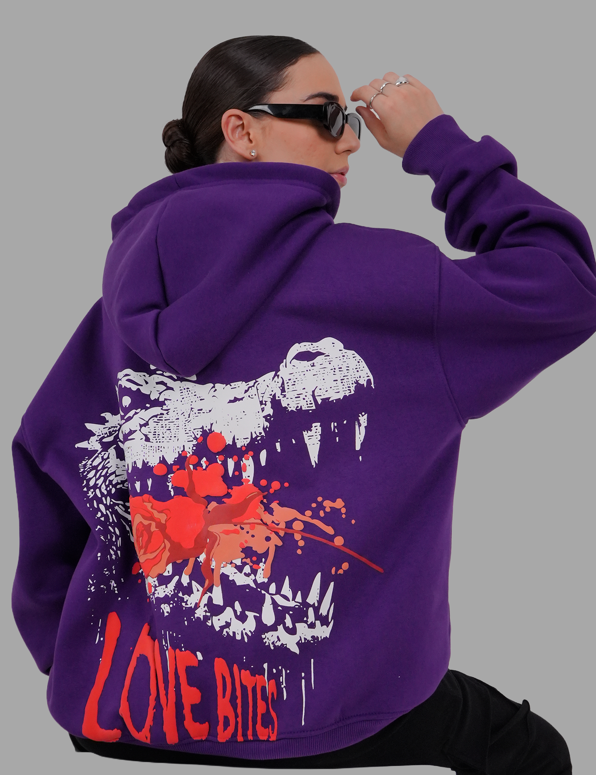 Love Bites Hoodie - Purple