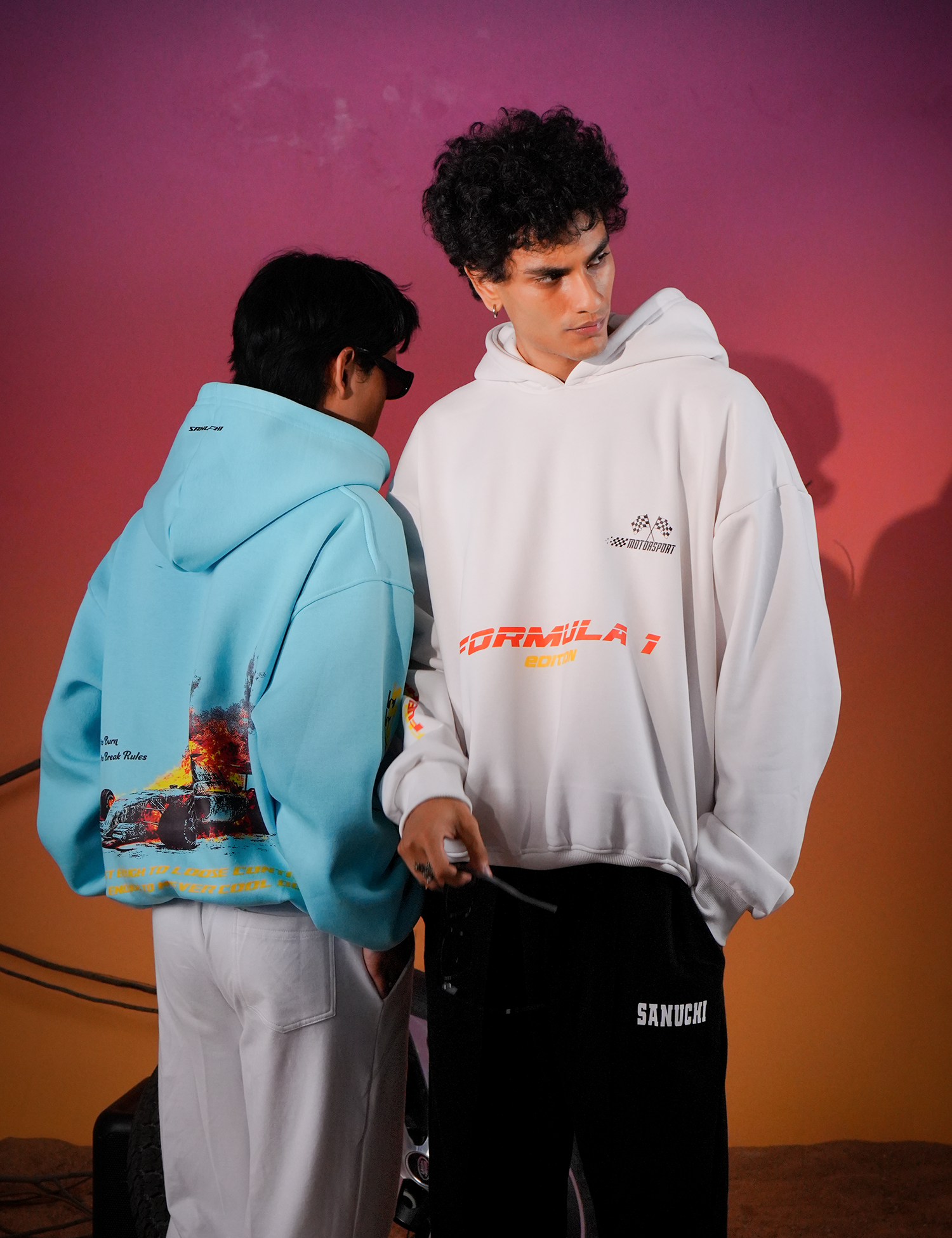 Burn/Revive Hoodie - Sky Blue