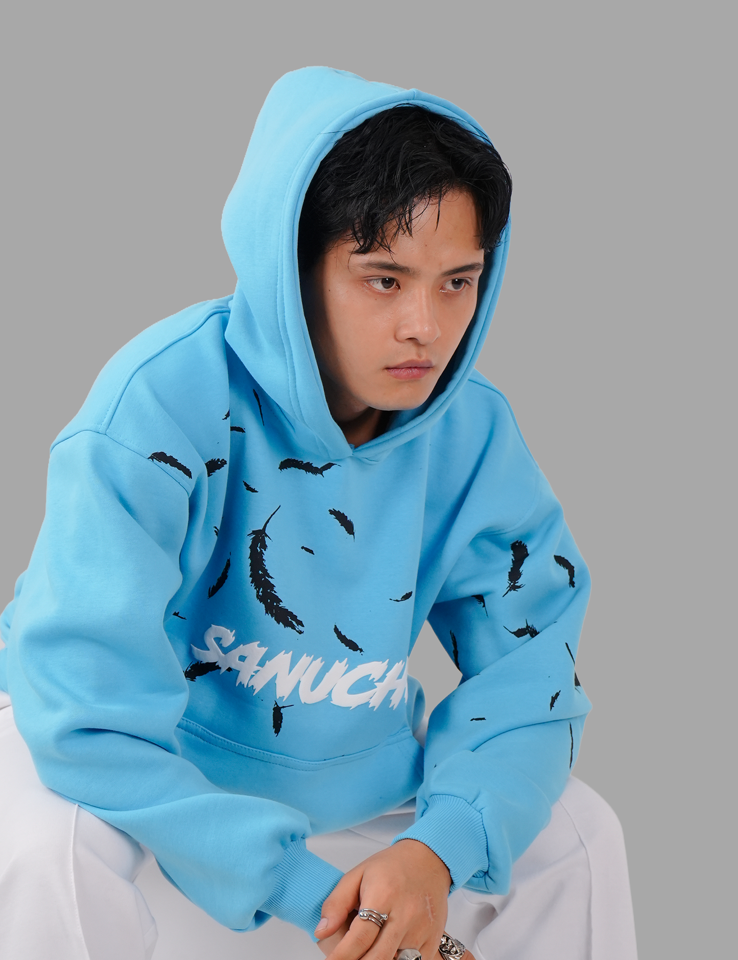 Featherweight Hoodie - Sky Blue