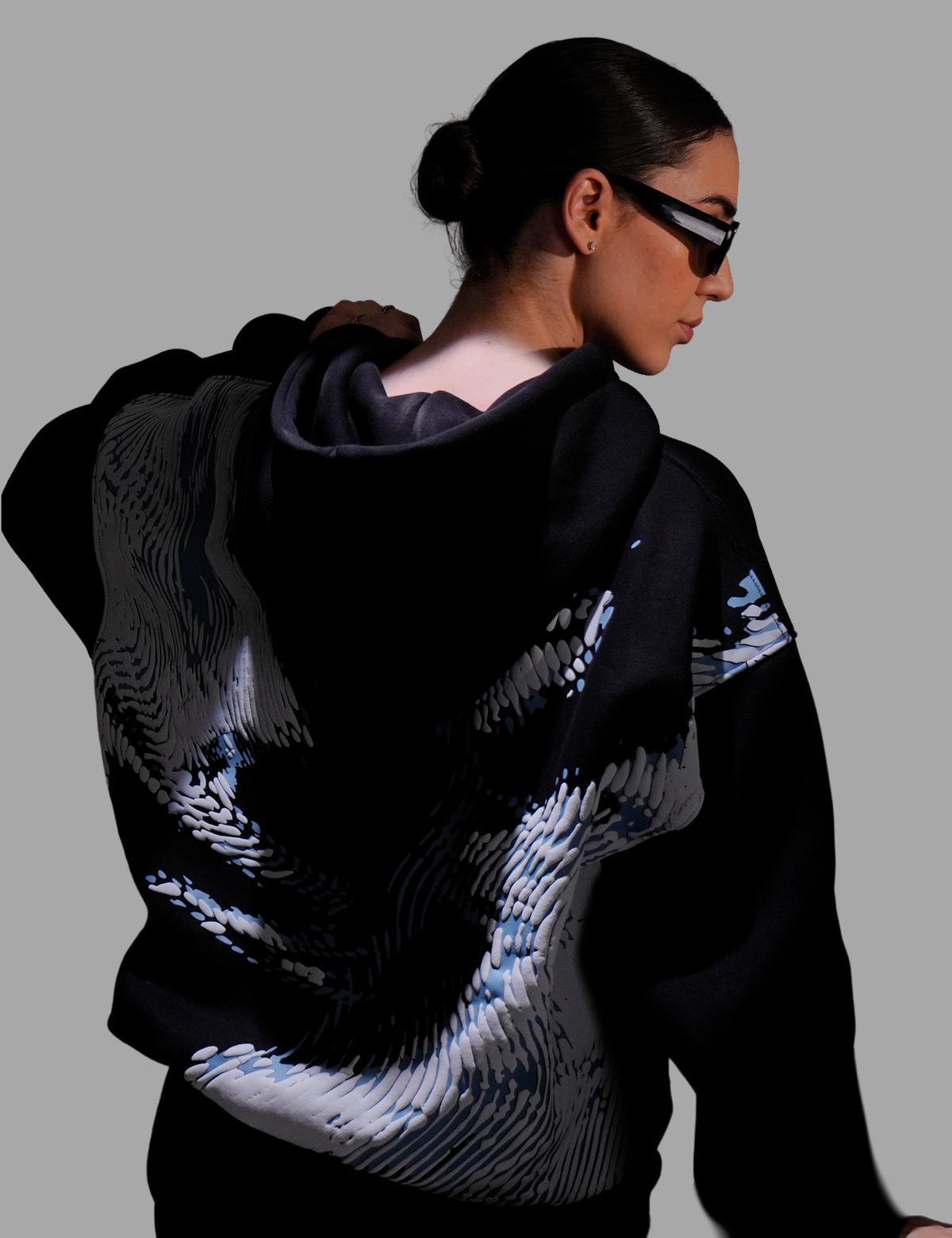 Waves Hoodie - Black